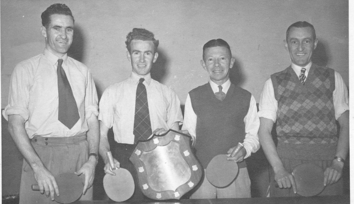The 1953 IMVS Table Tennis Team